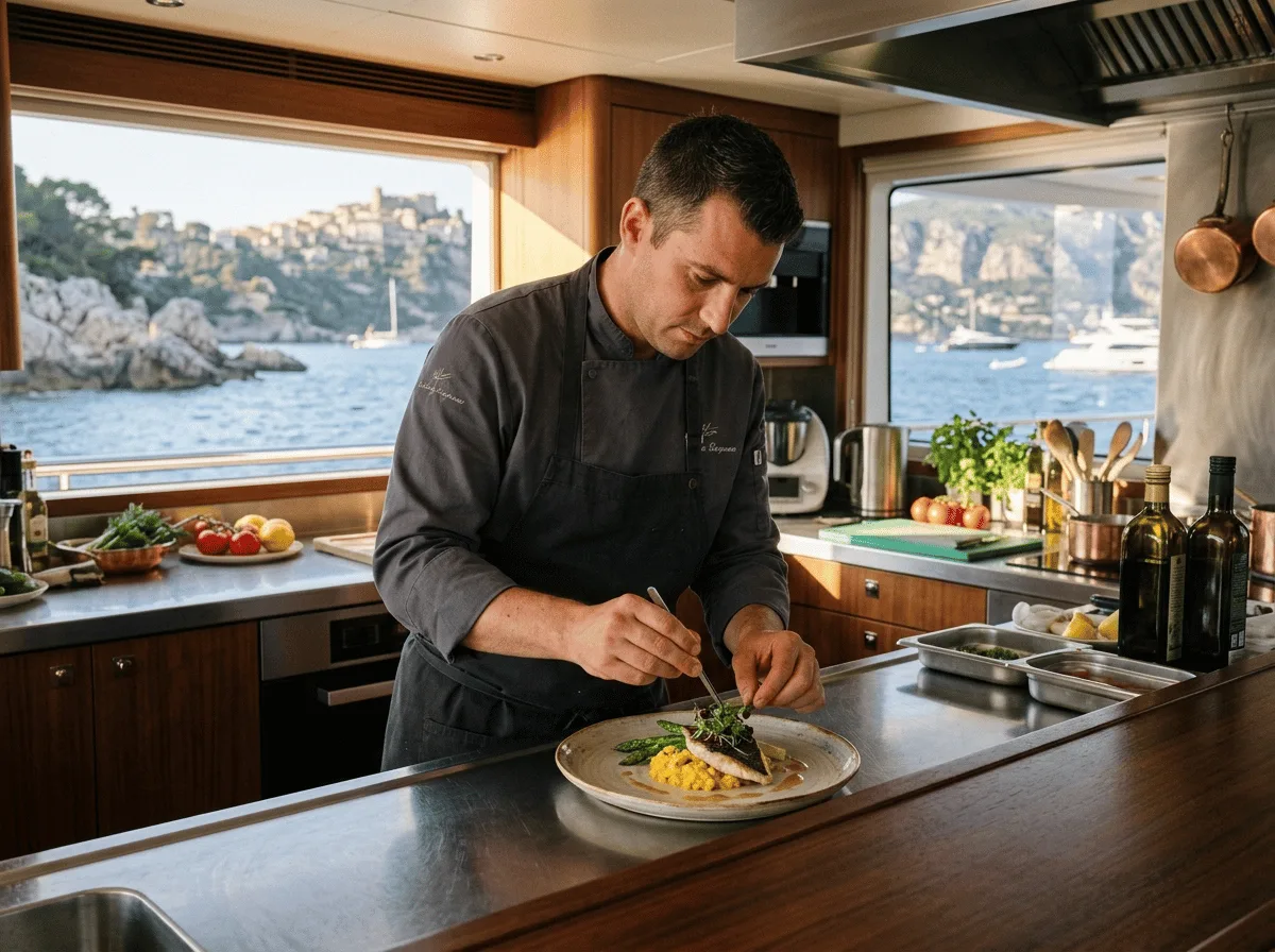 Chef privé à bord